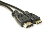 Кабель мультимедийный HDMI A to HDMI C (mini), 2.0m PowerPlant (KD00AS1273) Diawest