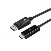 Кабель мультимедийный DisplayPort to HDMI 1.8m 2E (2E-W1705) Diawest