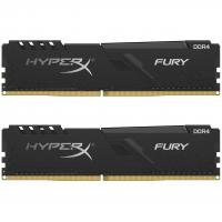 Модуль пам'яті для комп'ютера DDR4 16GB (2x8GB) 3733 MHz HyperX Fury Black HyperX (Kingston Fury) (HX437C19FB3K2/16) Diawest