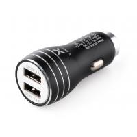 Зарядний пристрій Vinga Dual USB Car Charger aluminium 15.5W Max (VCCAABK) Diawest