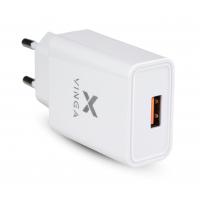 Зарядний пристрій Vinga QC3.0 Quick Wall Charger 1xUSB 18W Max (VWCQAW) Diawest