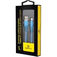 Дата кабель USB 2.0 AM to Type-C 1.0m Cablexpert (CC-USB2B-AMCM-1M-VW) Diawest