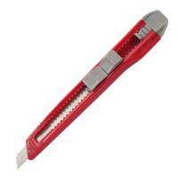 Нож канцелярский Axent 9 мм, blister, gray-red (6501-А) Diawest