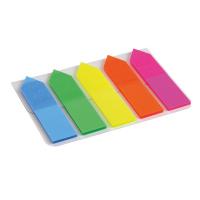 Стикер-закладка Axent Plastic bookmarks 5х12х50mm, 125шт, arrows, neon colors mix (2440-02-А) Diawest