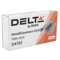 Скобы для степлера №24/6, up to 30 sheets, 1000 шт Delta by Axent (D4102) Diawest