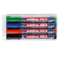 Маркер Edding Board e-360 1,5-3 мм, round tip, SET 4colors (blister PVC) (360/4/BL) Diawest