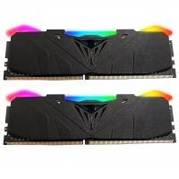 Модуль пам'яті для комп'ютера DDR4 16GB (2x8GB) 3000 MHz Viper RGB Black Patriot (PVR416G300C5K) Diawest