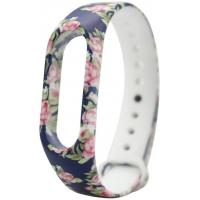 Ремінець до фітнес браслета Armorstandart для Xiaomi Mi Band 2 Blue Floral (ARM51035) Diawest