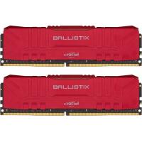 Модуль пам'яті для комп'ютера DDR4 16GB (2x8GB) 3200 MHz Ballistix Red Micron (BL2K8G32C16U4R) Diawest