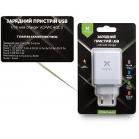 Зарядний пристрій Vinga 3 Port USB Charger QС3.0 + 2x2.4A 30W max (VCPWCHQC3) Diawest
