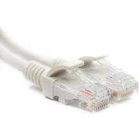 Патч-корд 15м, UTP, cat.5e, CU, white PowerPlant (CA911677) Diawest