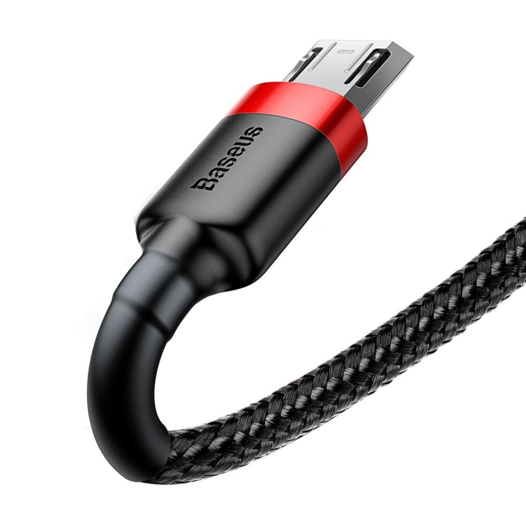 Дата кабель USB 2.0 AM to Micro 5P 1.0m Cafule 2.4A red+black Baseus (CAMKLF-B91) Diawest