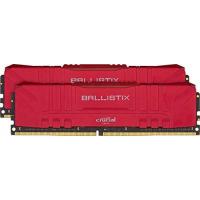 Модуль пам'яті для комп'ютера DDR4 16GB (2x8GB) 3600 MHz Ballistix Red MICRON (BL2K8G36C16U4R) Diawest