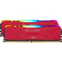 Модуль памяти для компьютера DDR4 16GB (2x8GB) 3600 MHz Ballistix RGB Red MICRON (BL2K8G36C16U4RL) Diawest