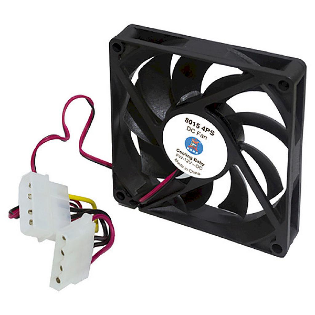 Кулер до корпусу Cooling Baby 8015 4PS Diawest
