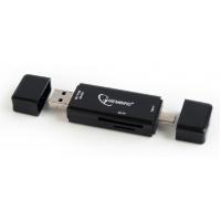 Зчитувач флеш-карт GEMBIRD USB/micro USB SD/TF (UHB-CR3IN1-01) Diawest
