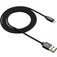 Дата кабель USB 2.0 AM to Lightning 1.0m MFI Black Canyon (CNS-MFIC3B) Diawest