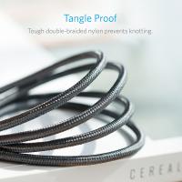 Дата кабель USB Type-C to Type-C 1.8m Powerline+ V3 Gray Anker (A81880A1) Diawest