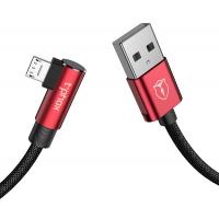 Дата кабель USB 2.0 AM to Micro 5P 1.2m Champion T-L804 Black/Red T-PHOX (T-L804 Black/Red) Diawest
