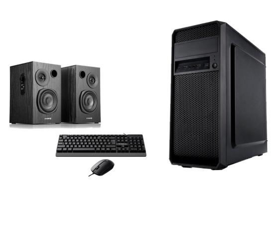 Персональний комп’ютер DiaWest S5 Pro (INTEL Core™ i5 12400F / H610/ 32GB 3200/ НDD 1TB / SSD 512GB/ RTX3050 6Gb /600W / комплект Vinga KBS-270 клавіатура+миша / акустична система REAL-EL S-235 Black )